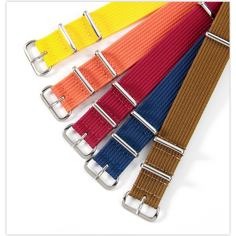 Nato Strap Nylon - 18 20 22mm For Seiko Samsung