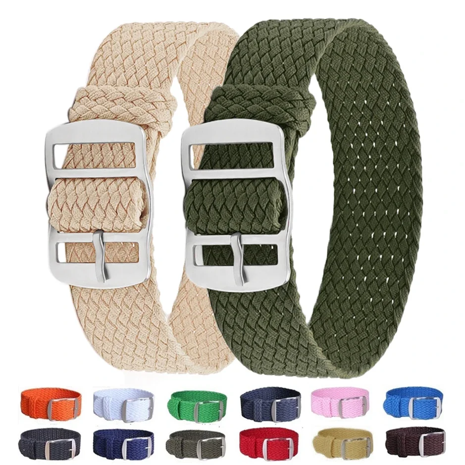 14mm 16mm 18mm 20mm 22mm Perlo - đánh giá và giá Perlon Strap Woven