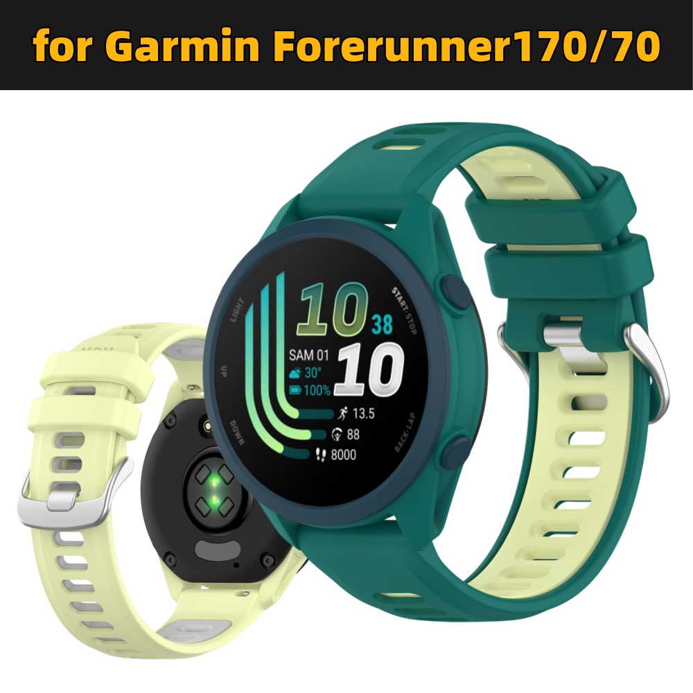 Dual-Color Silicone Sport Watc - đánh giá và giá Silicone Watch Band 22Mm
