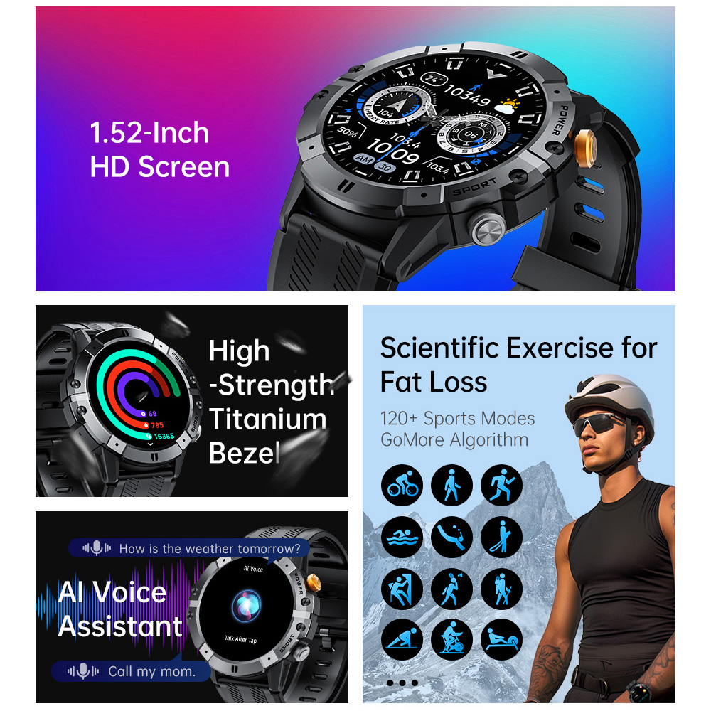 Outdoor Military Smart Watch B - đánh giá và giá Rubber Strap Diver