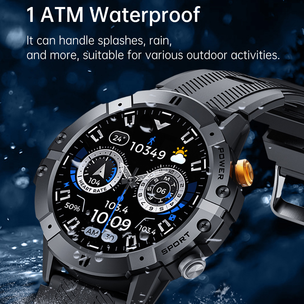 Outdoor Military Smart Watch B - đánh giá và giá Rubber Strap Diver