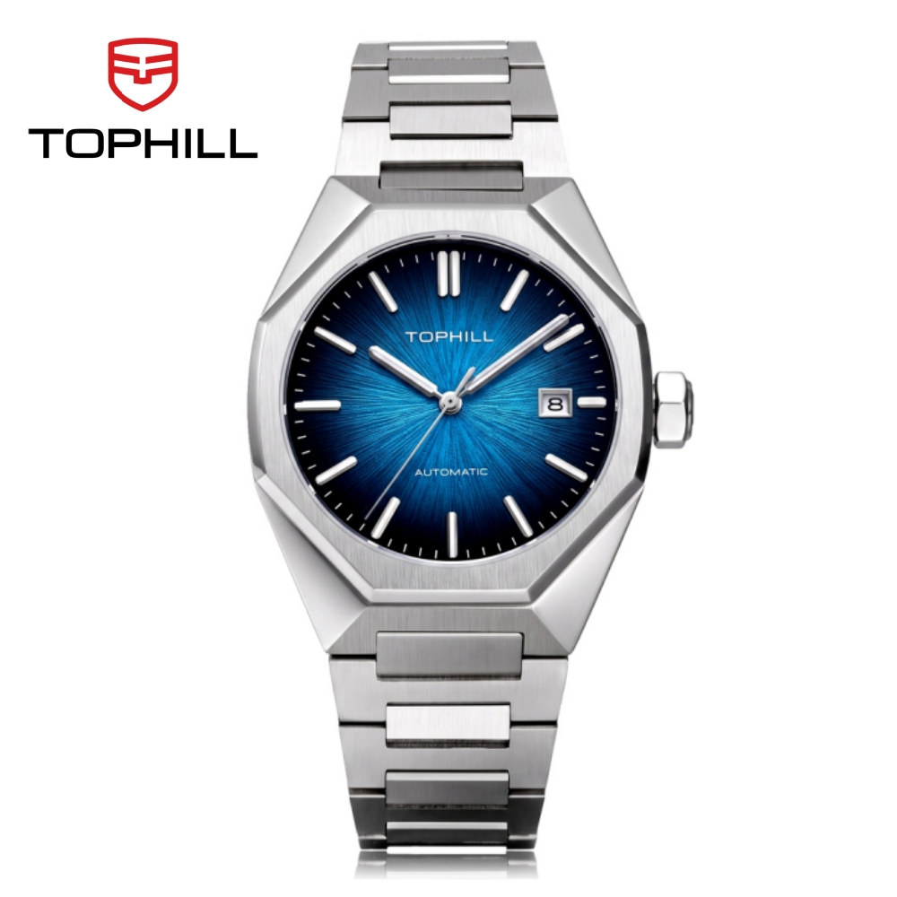 TOPHILL 39mm Miyota 8215 Mecha - đánh giá và giá Butterfly Clasp Deployant