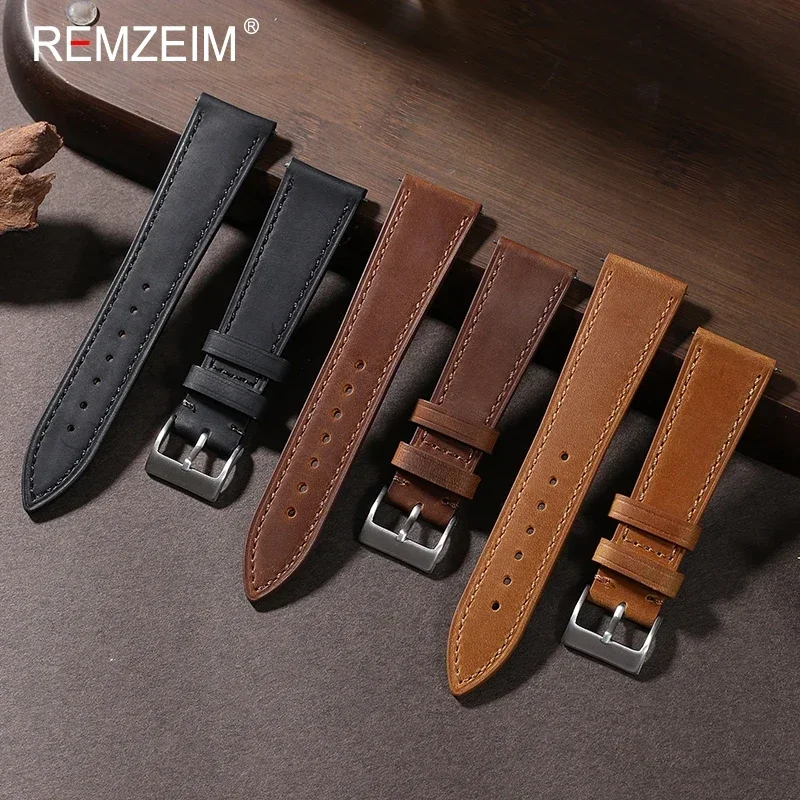 Crazy Horse Quick Release Leat - đánh giá và giá Leather Strap Quick Release