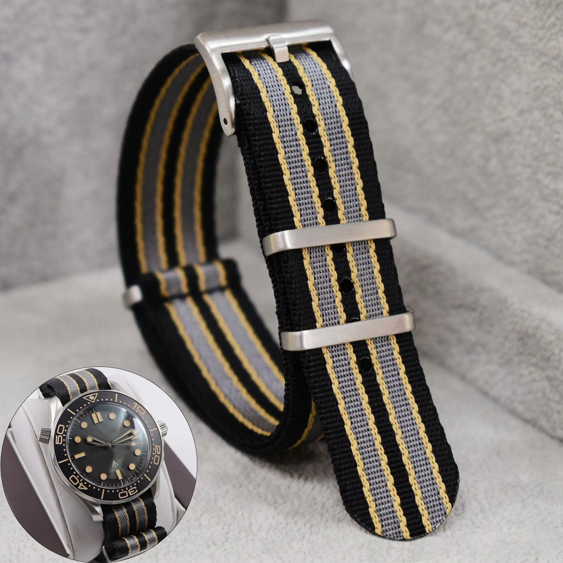 20mm Nylon Watch Strap for Ome - đánh giá và giá Nato Strap Nylon